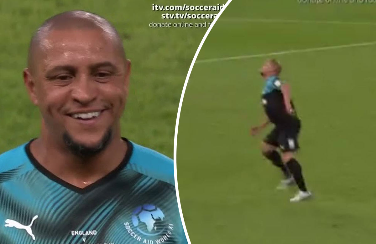 Hit Internetu: Roberto Carlos a jeho technická parádička v charitatívnom zápase (VIDEO)