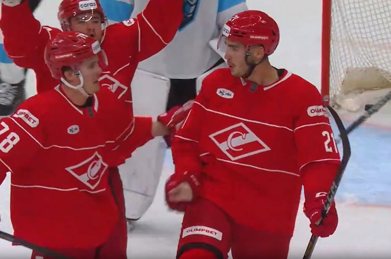 VIDEO: Adam Ružička strelil za Spartak Moskva premiérový gól v KHL