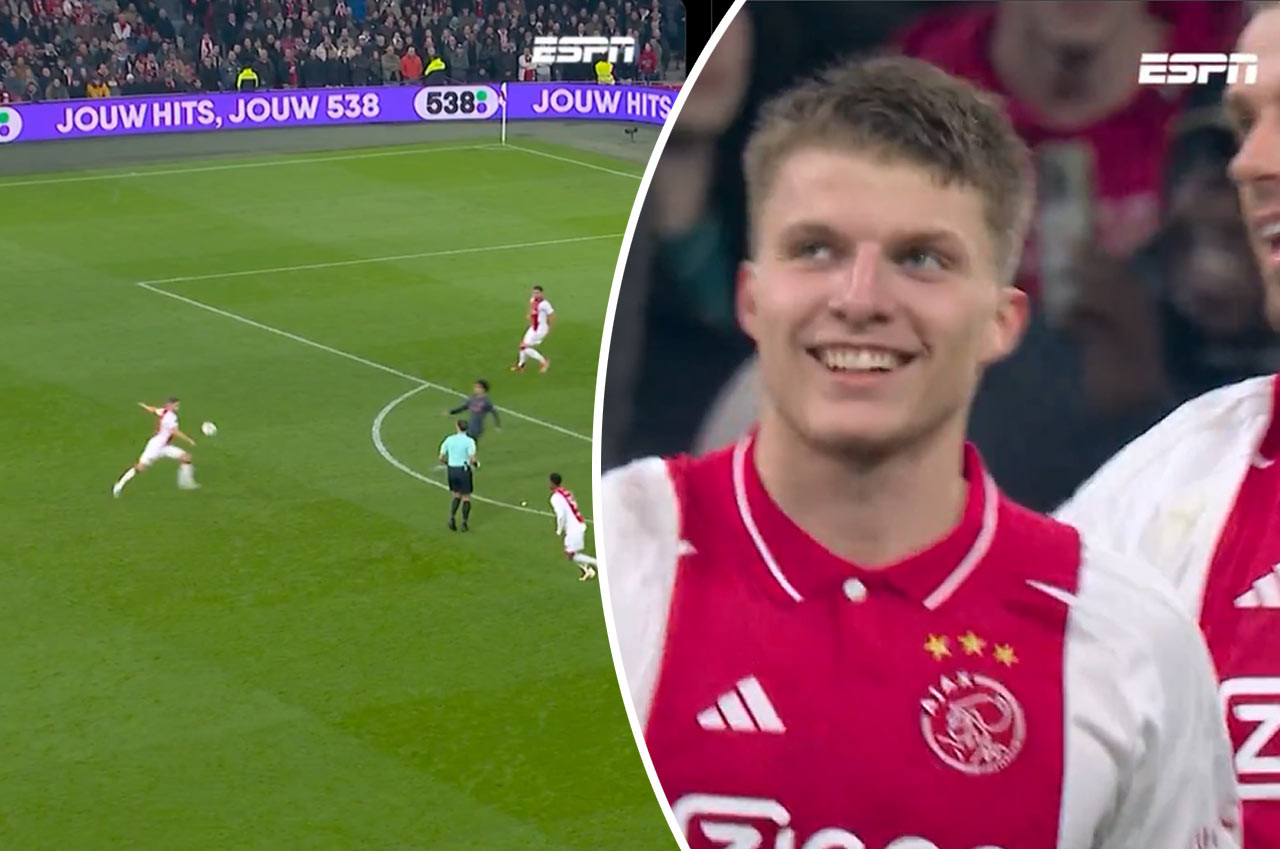 VIDEO: Gól roka z Holandska. Obranca Ajaxu Amsterdam takmer trhal sieť