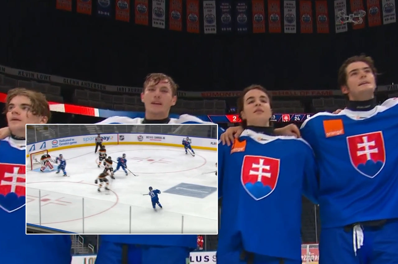 VIDEO: Nádherná gólová akcia Slovenska U18 na Hlinka-Gretzky Cupe proti Nemecku