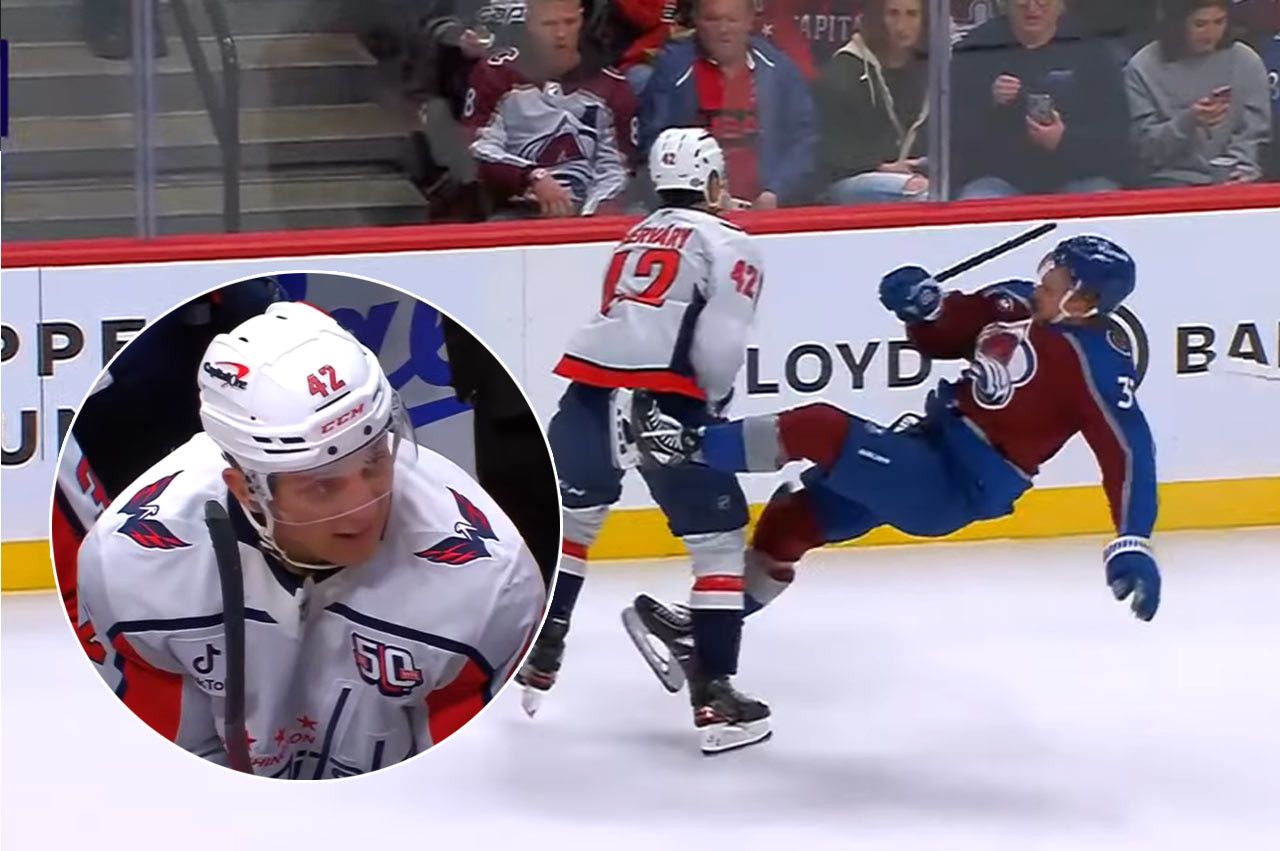 VIDEO: Martin Fehérváry s parádnym hitom v NHL. Útočníkovi Colorada po náraze zlomilo hokejku