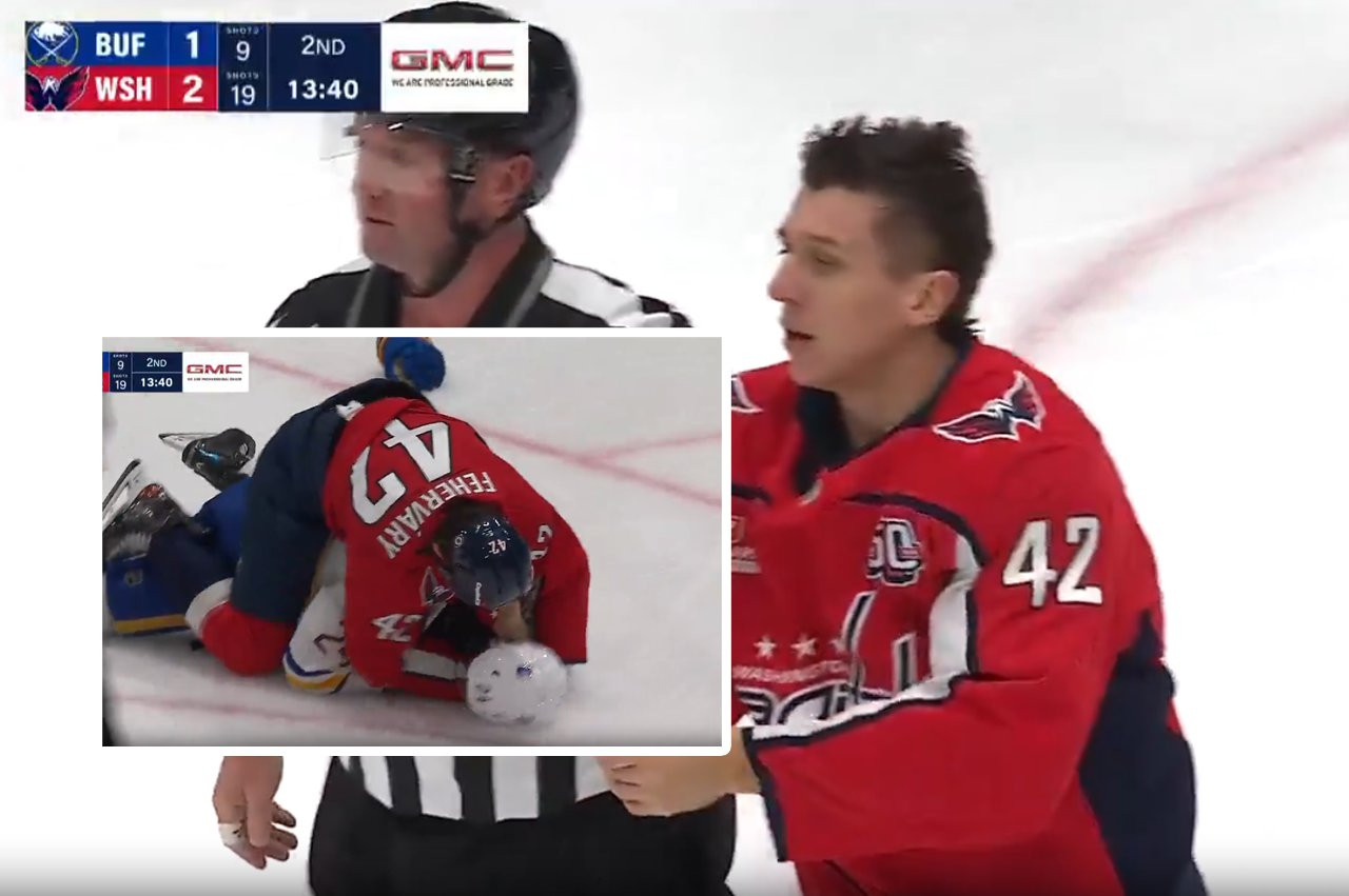 VIDEO: Martin Fehérváry sa druhýkrát v NHL pobil. Slovák zložil Dylana Cozensa