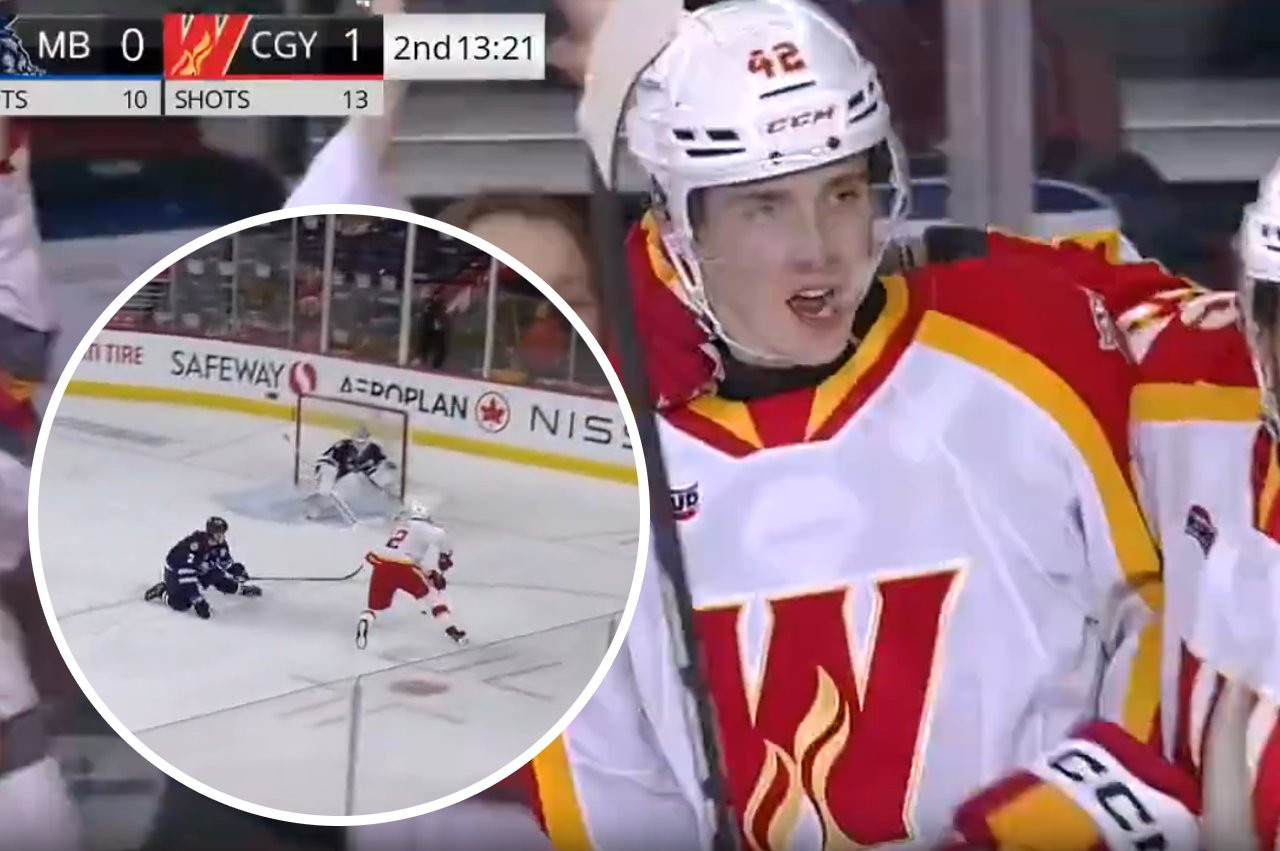 VIDEO: Fantastický zápas Honzeka v AHL. Dva góly a tri body na farme Calgary Flames