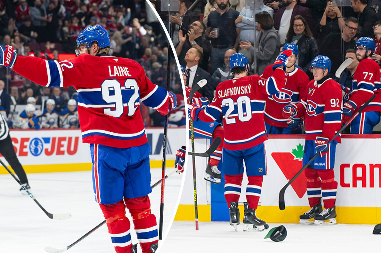 VIDEO: Trojgólová presilovková kanonáda Patrika Laineho. Fín strelil úžasný prvý hetrik za Montreal