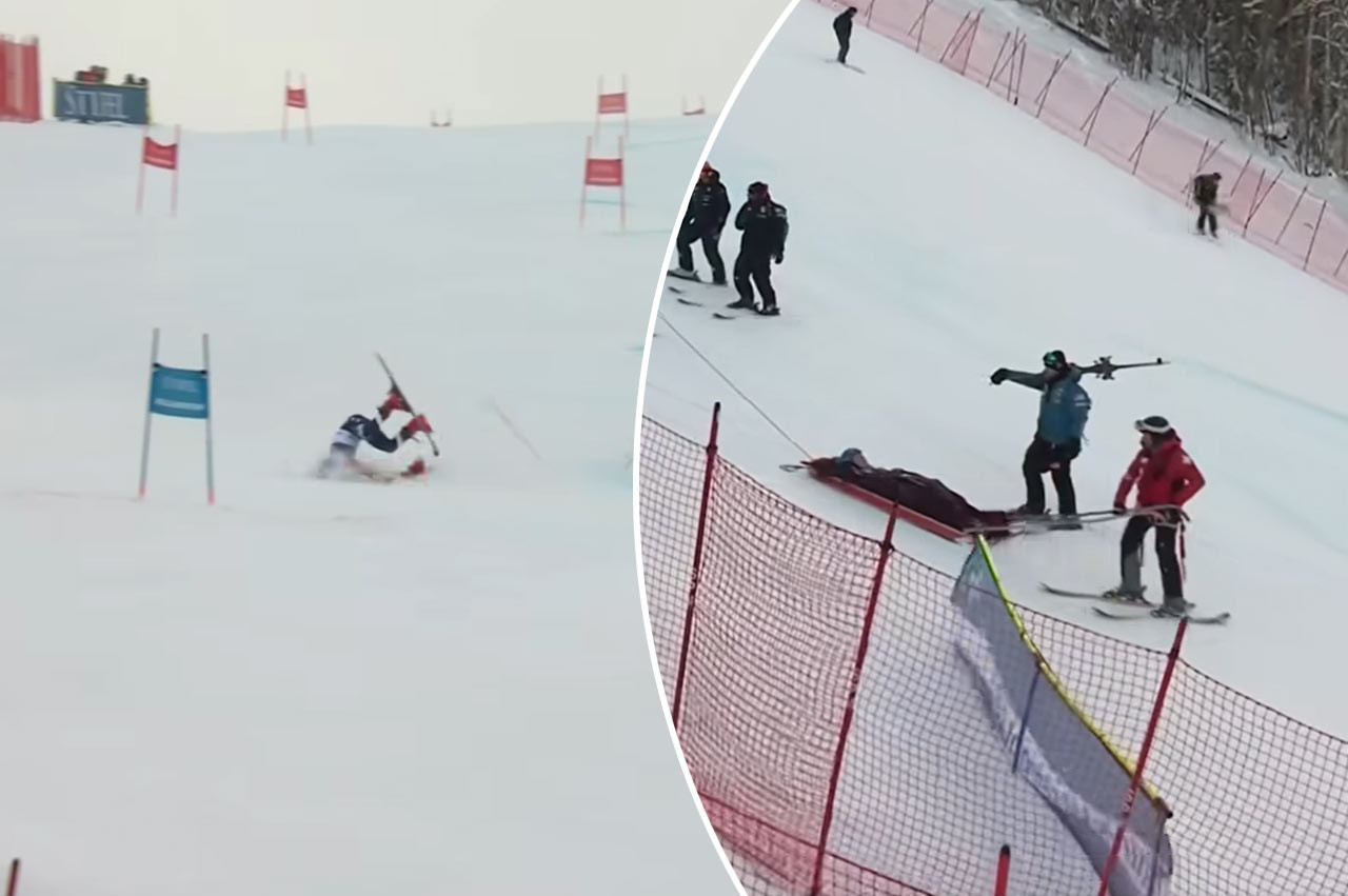 VIDEO: Hrozivý pád Mikaely Shiffrinovej v Killingtone. Hviezdnu Američanku odvážali na saniach