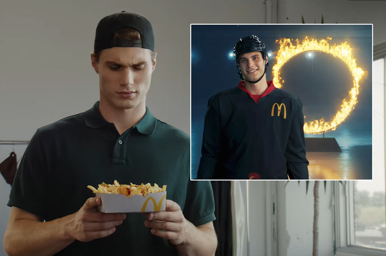 VIDEO: Juraj Slafkovský je v Kanade celebrita. Zahral si v novej reklame na McDonald's