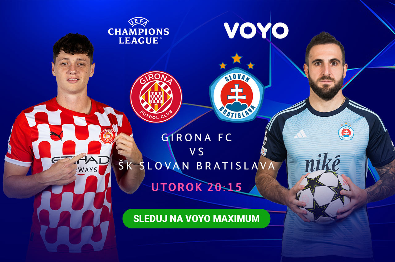 Slovan Bratislava čaká v Lige majstrov súboj proti Girone. Kde tentoraz sledovať zápas?