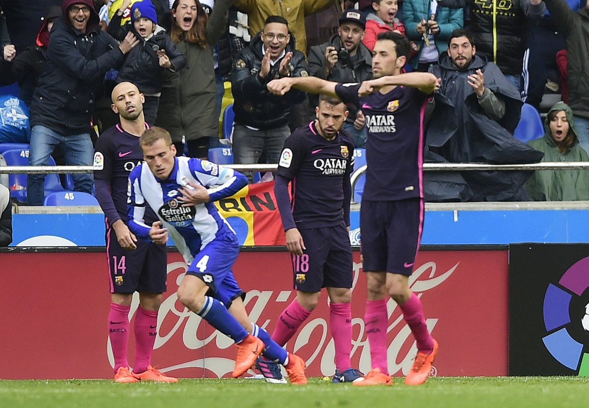 Šok pre Barcelonu: Na ihrisku Deportiva La Coruňa prehrala ligový zápas 1:2! (VIDEO)