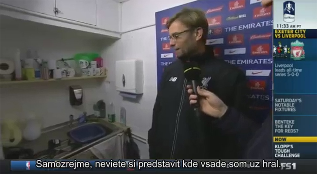 Jurgen Klopp robil televízny rozhovor v kuchynke! Vôbec mu to navadilo, práve naopak (VIDEO + TITULKY)