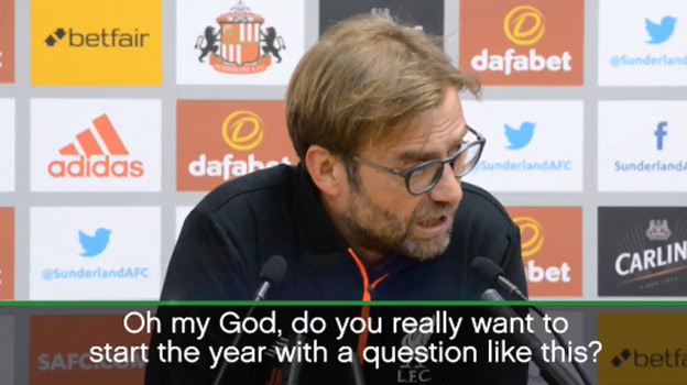 Jurgen Klopp opäť vytočený na reportéra: Pane bože... Naozaj chcete začať rok takouto otázkou? (VIDEO)