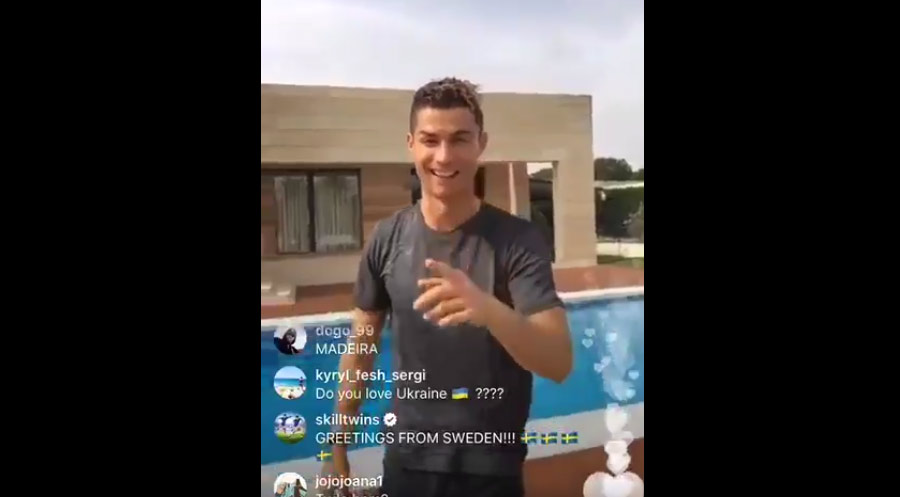 Cristiano Ronaldo oslávil 100 miliónov fanúšikov na Instagrame live prenosom. Zakončil ho vo veľkom štýle! (VIDEO)