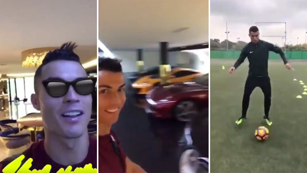 Usmiaty Cristiano Ronaldo nám pred El Clásicom ukazuje jeho garáž a zaujímavú tréningovú jednotku! (VIDEO)